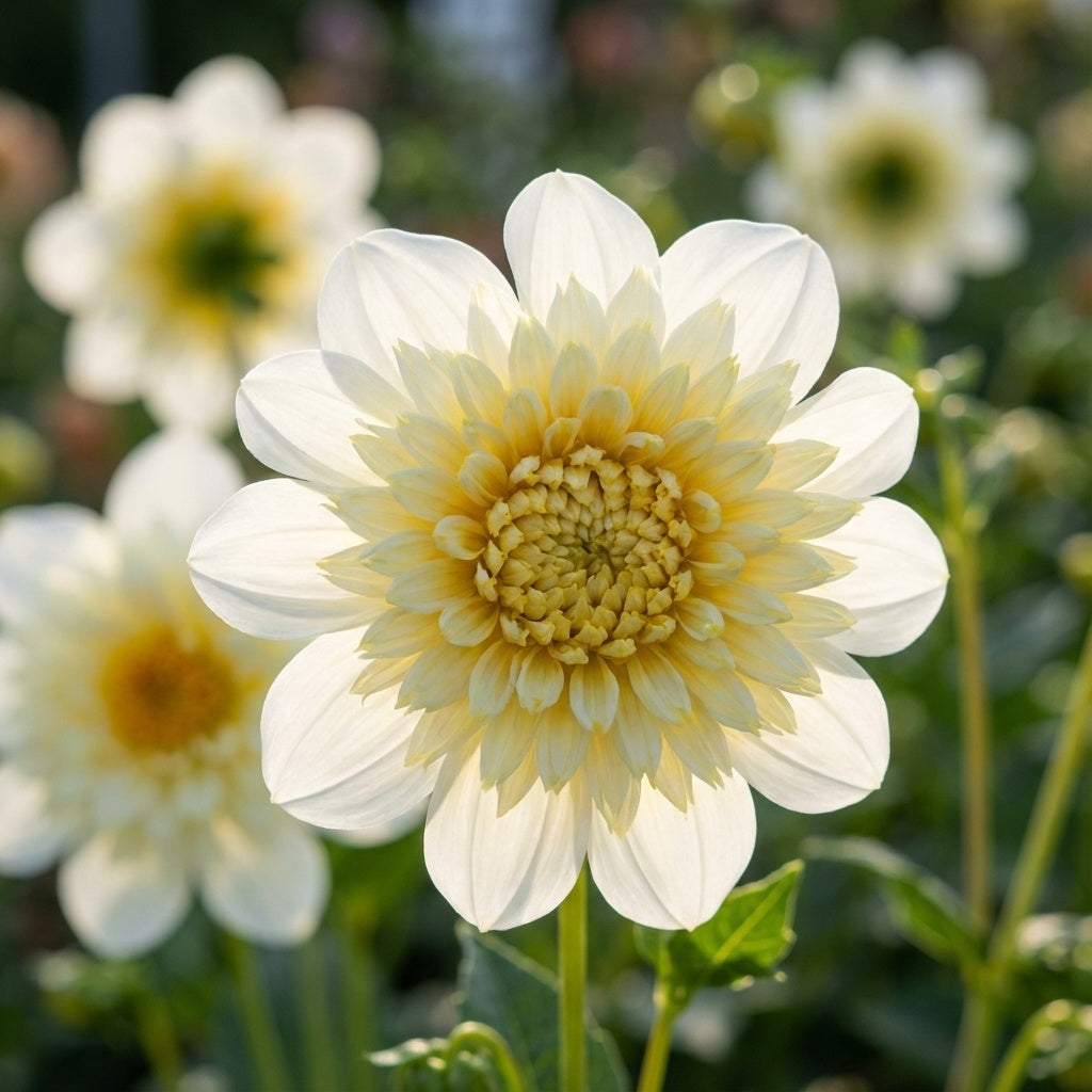 Dahlia 'Platinum blonde' - Dahlie