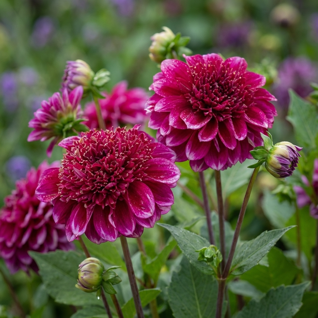 Dahlia 'Purple Bouquet' - Dahlie - LumiBlumi