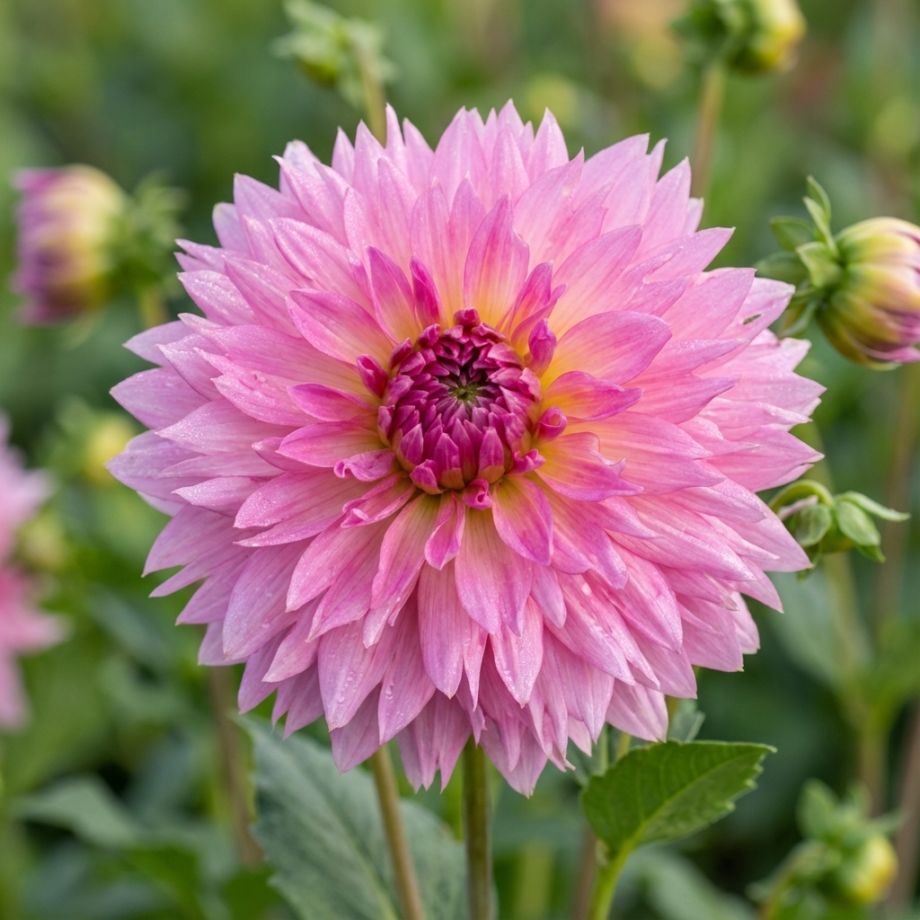 Dahlia 'Sakura Fubuki' - Dahlie - LumiBlumi