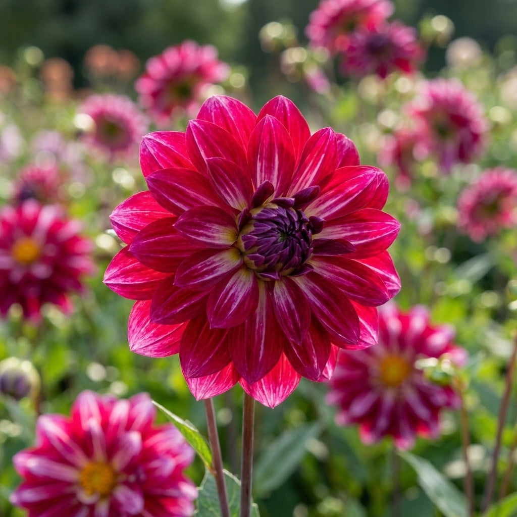 Dahlie 'Smiling Don' - 4 Stück - LumiBlumi