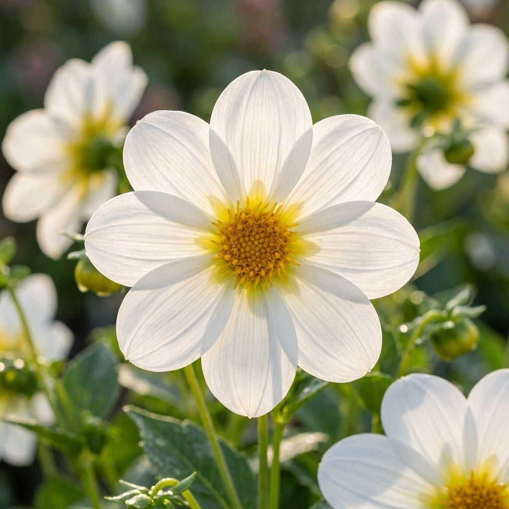 Dahlie 'Sneezy' - 4 Stück - LumiBlumi