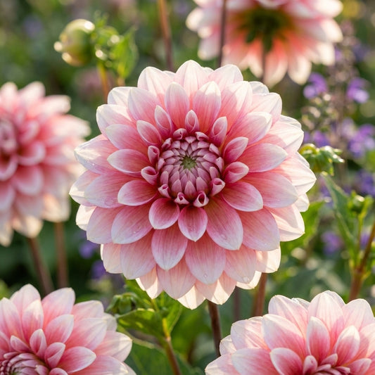 Dahlie 'Strawberry cream' - 4 Stück