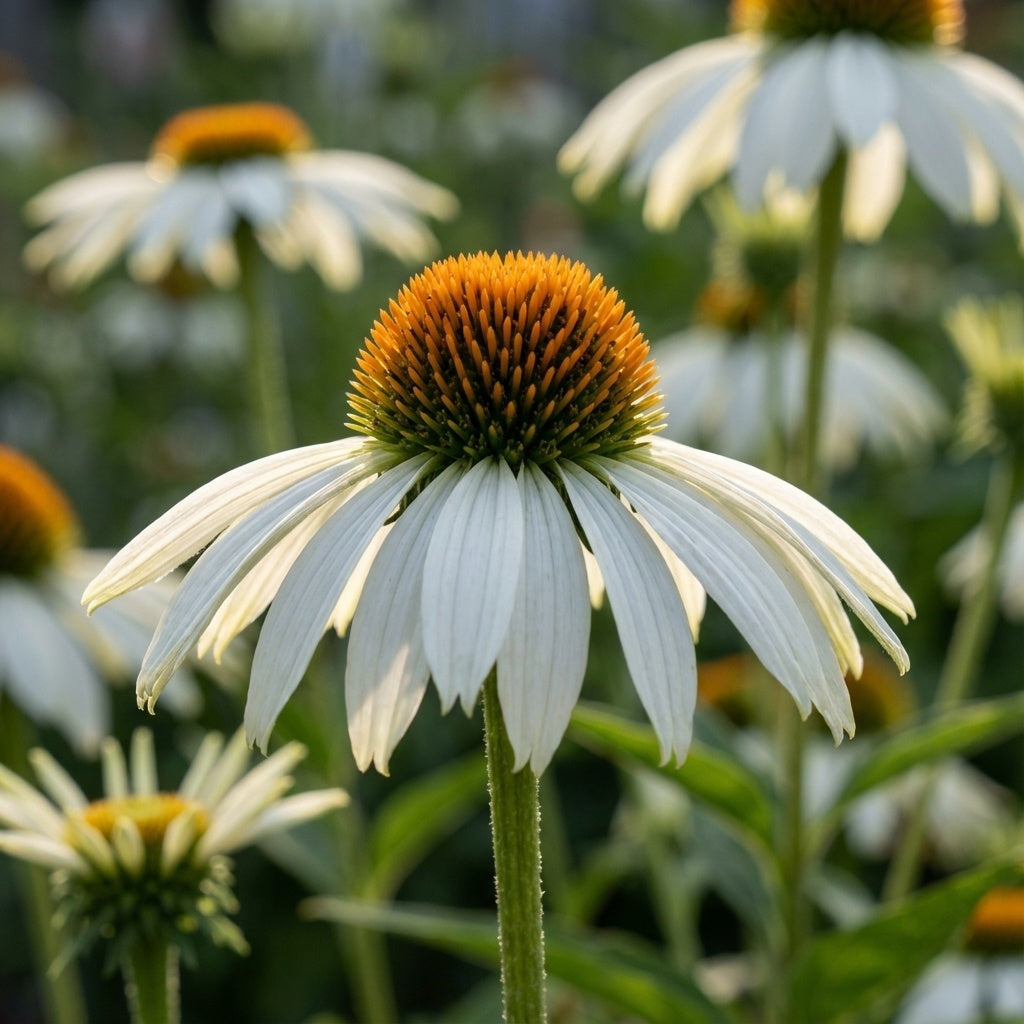 Sonnenhut 'Purpurea White Swan' - 6 Stück - LumiBlumi