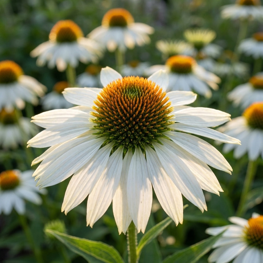 Sonnenhut 'Purpurea White Swan' - 6 Stück - LumiBlumi