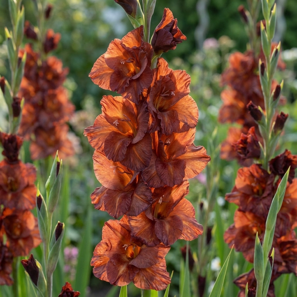 Gladiolus 'Chocolate' - Gladiole