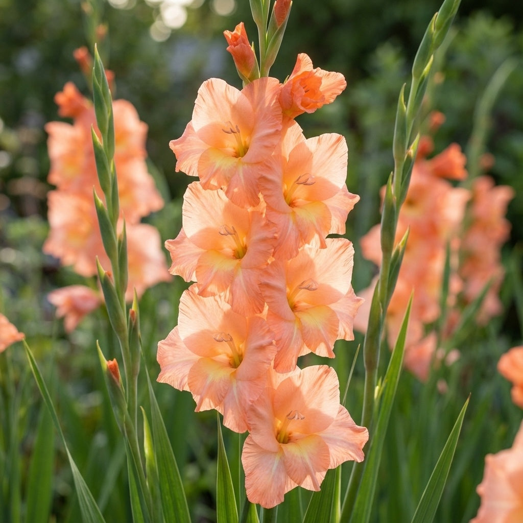 Gladiole 'Georgia Peach' - 10 Stück - LumiBlumi