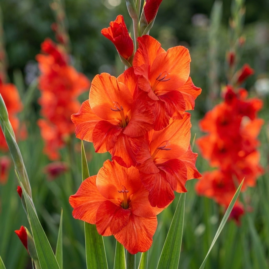Gladiolus 'Hunting Song' - Gladiole, Schwertblume - LumiBlumi