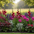 Gladiole 'Papilio Ruby' - 6 Stück - LumiBlumi