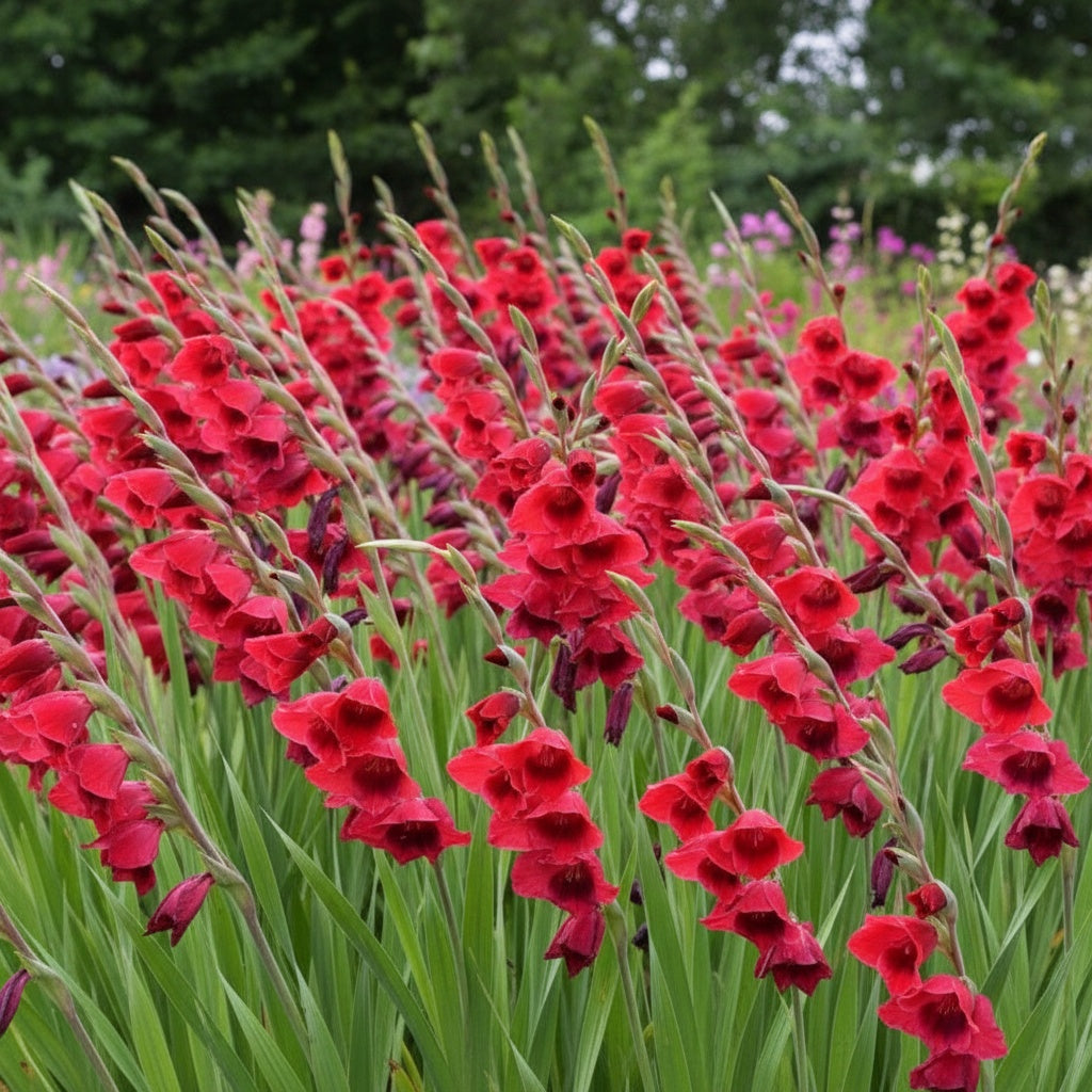 Gladiole 'Papilio Ruby' - 6 Stück - LumiBlumi