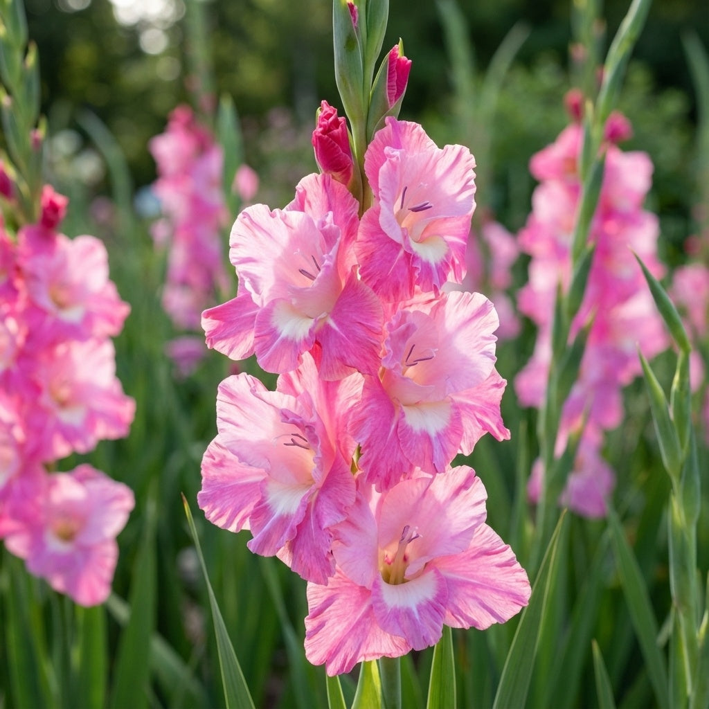 Gladiole 'Pink Parrot' - 20 Stück - LumiBlumi
