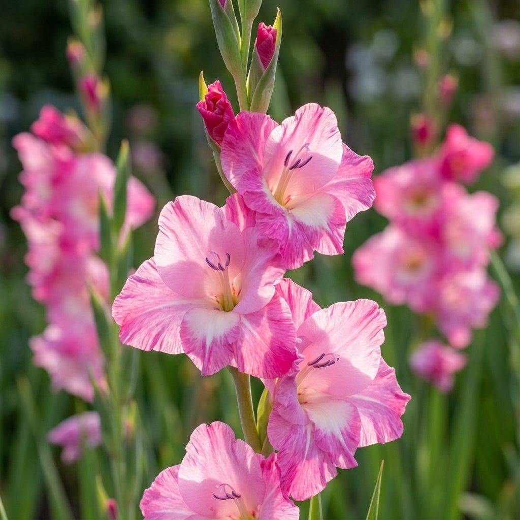 Gladiole 'Pink Parrot' - 20 Stück - LumiBlumi