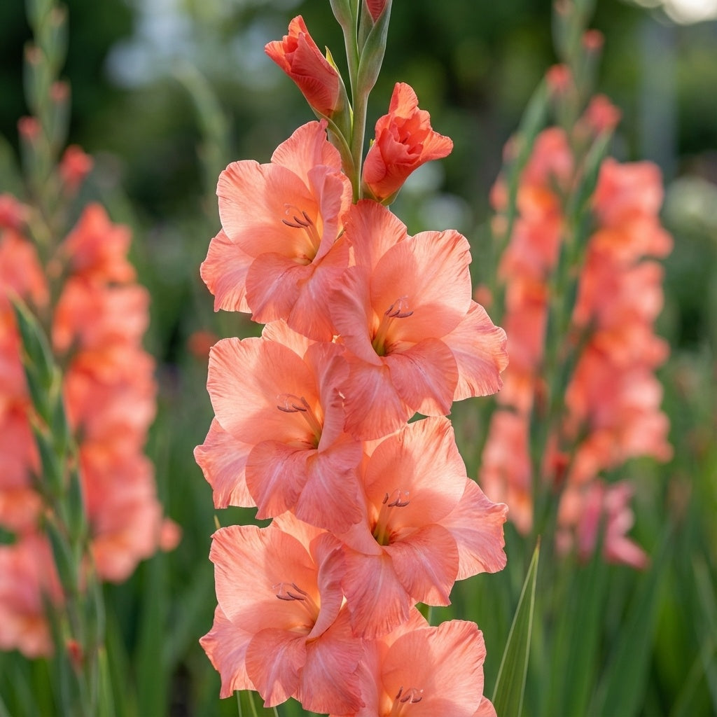 Gladiolus 'Spic And Span' - Gladiole, Schwertblume - LumiBlumi