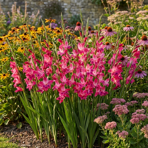 Gladiole 'Vulcano Nanus' - 10 Stück - LumiBlumi