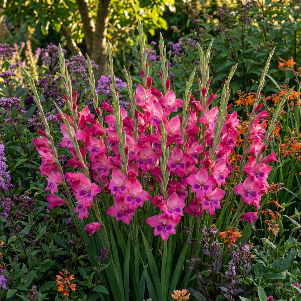 Gladiole 'Vulcano Nanus' - 10 Stück - LumiBlumi