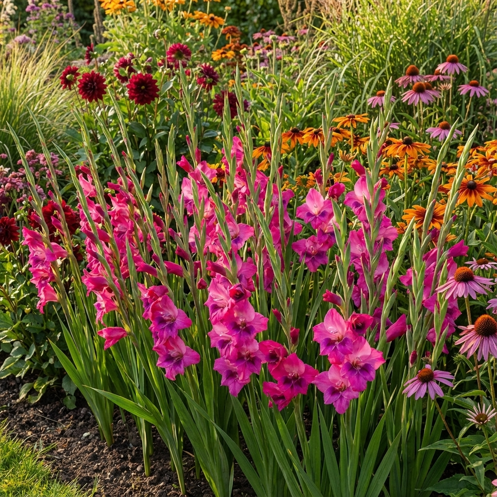 Gladiole 'Vulcano Nanus' - 10 Stück - LumiBlumi