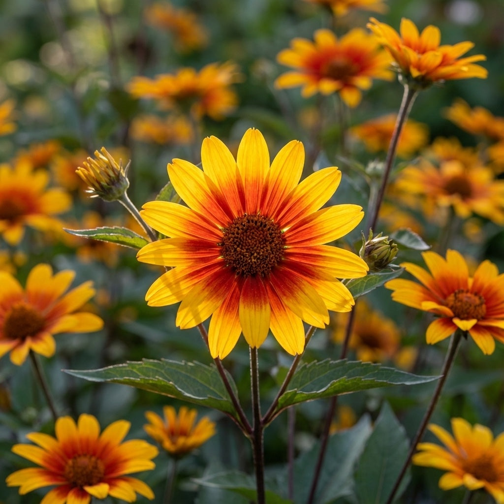 Heliopsis 'Burning Hearts' - 4 Stück - LumiBlumi