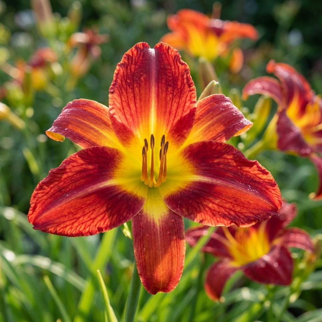 Taglilie 'Autumn Red' - 6 Stück - LumiBlumi