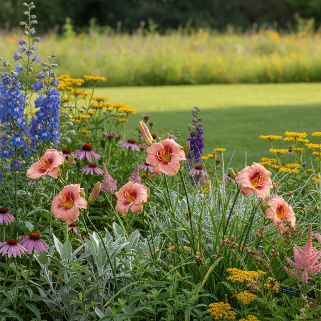 Hemerocallis 'Ribbon Candy' - Taglilie