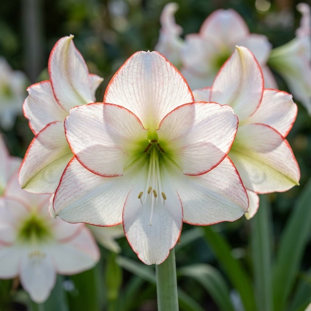 Ritterstern (Amaryllis) 'Picotee' - 1 Stück - LumiBlumi