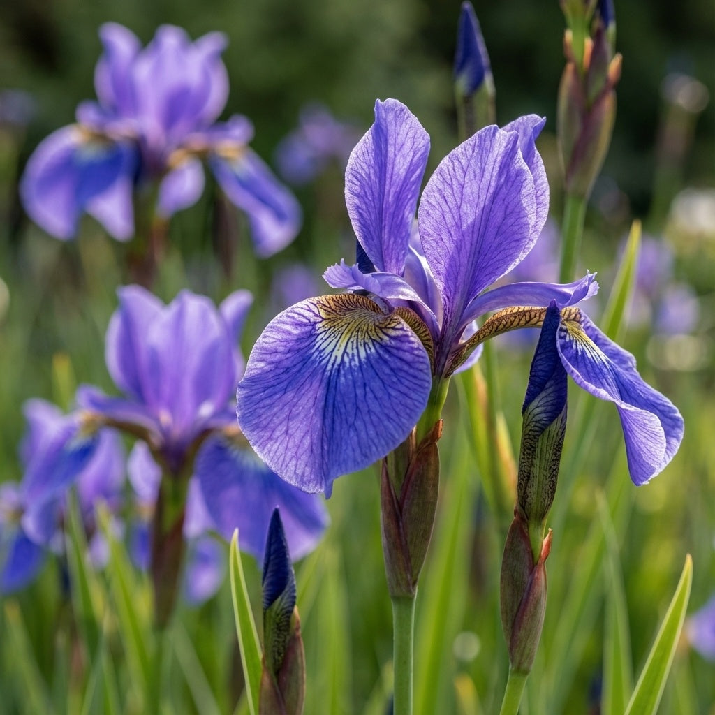 Iris 'Ceasars Brother Sibirica' - 6 Stück - LumiBlumi