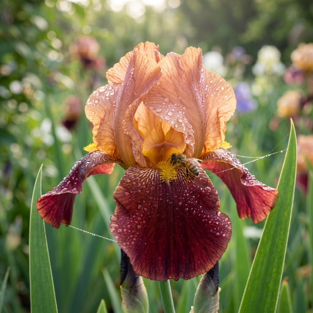Iris 'Natchez Trace Germanica' - 4 Stück