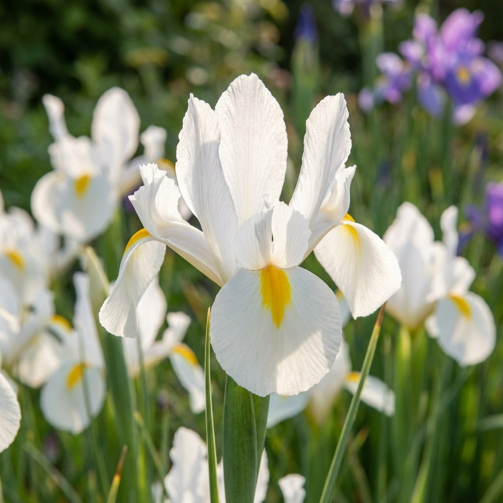 Schwertlilie 'White Magic Hollandica' - 100 Stück