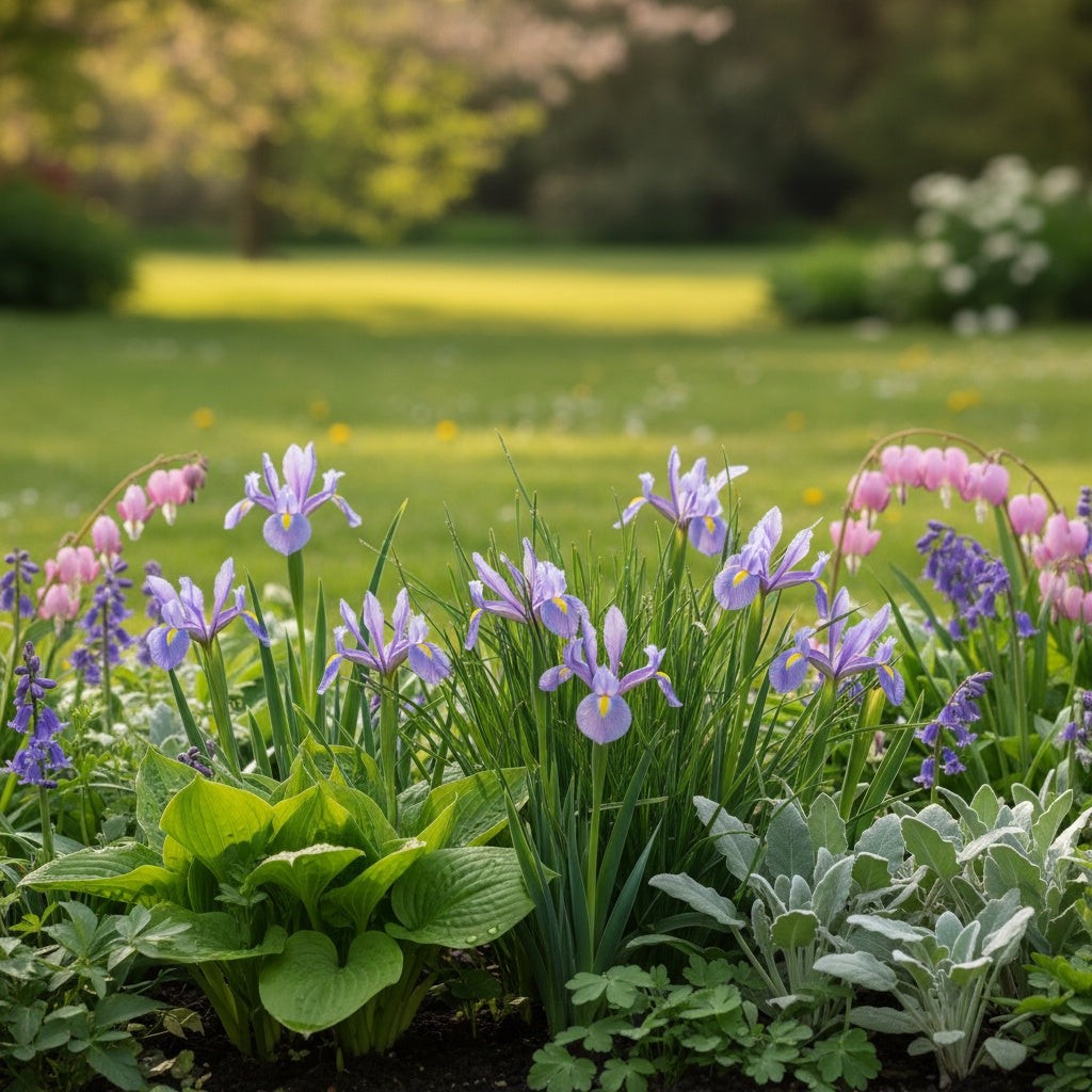 Iris 'Shanghai hollandica' - Schwertlilie