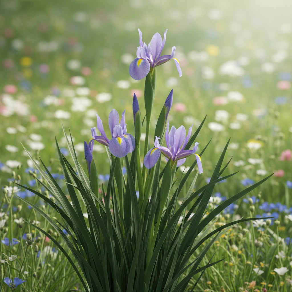 Iris 'Shanghai hollandica' - Schwertlilie