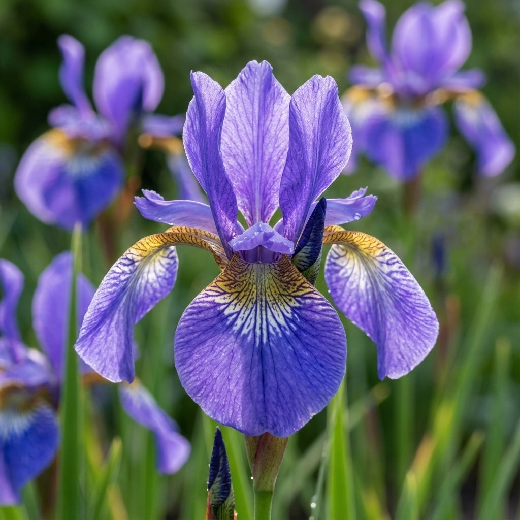 Iris 'Ceasars Brother Sibirica' - 6 Stück - LumiBlumi