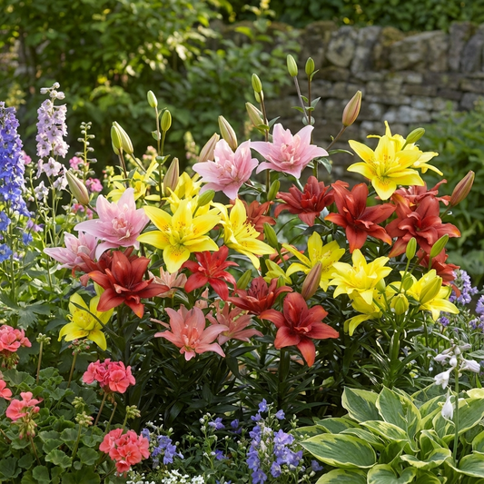 Lilie 'Gefüllte Asiatische Mischung' - 5 Stück