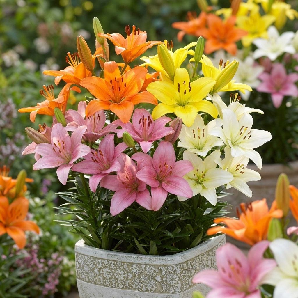 Lilie 'Asiatisch Mischung' - 8 Stück - LumiBlumi