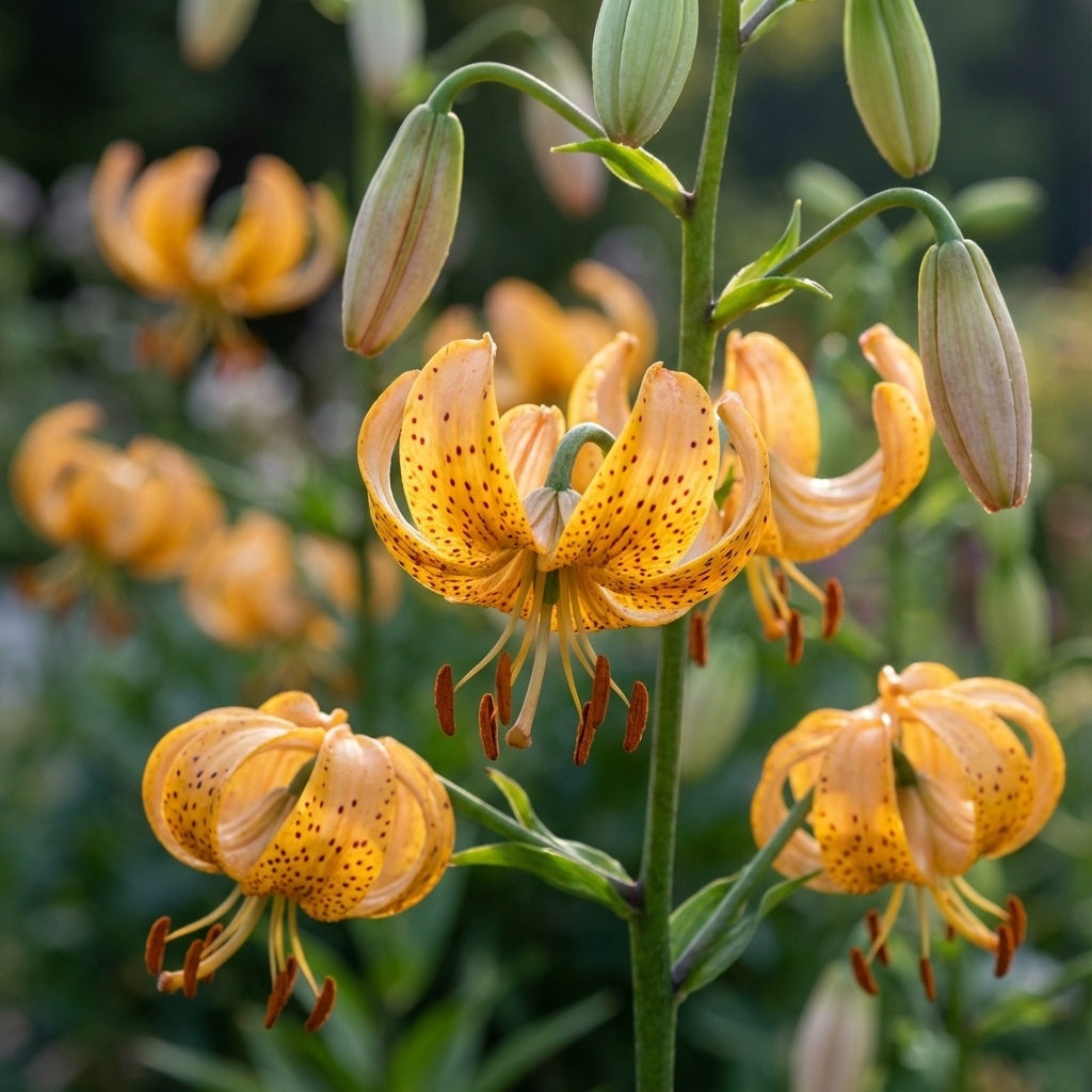 Lilie 'Peppard Gold Martagon' - 3 Stück - LumiBlumi