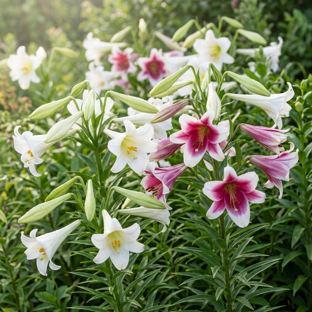 Lilie 'Longiflorum Mischung' - 5 Stück