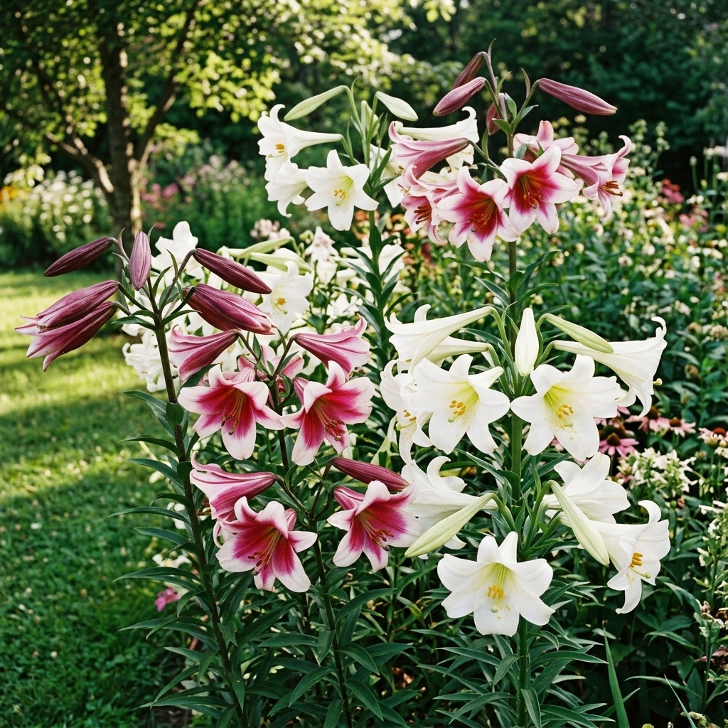 Lilie 'Longiflorum Mischung' - 5 Stück
