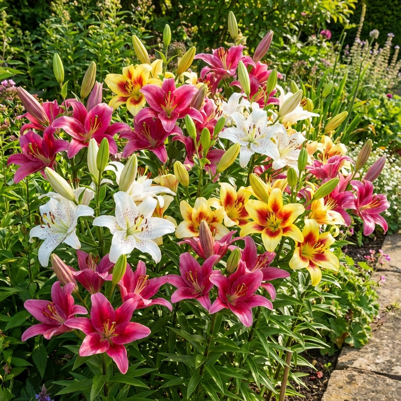 Lilie 'Oriental Mischung' - 8 Stück - LumiBlumi