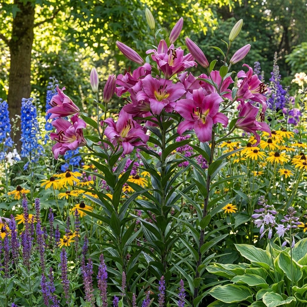 Lilie 'Purple Lady' - 10 Stück - LumiBlumi