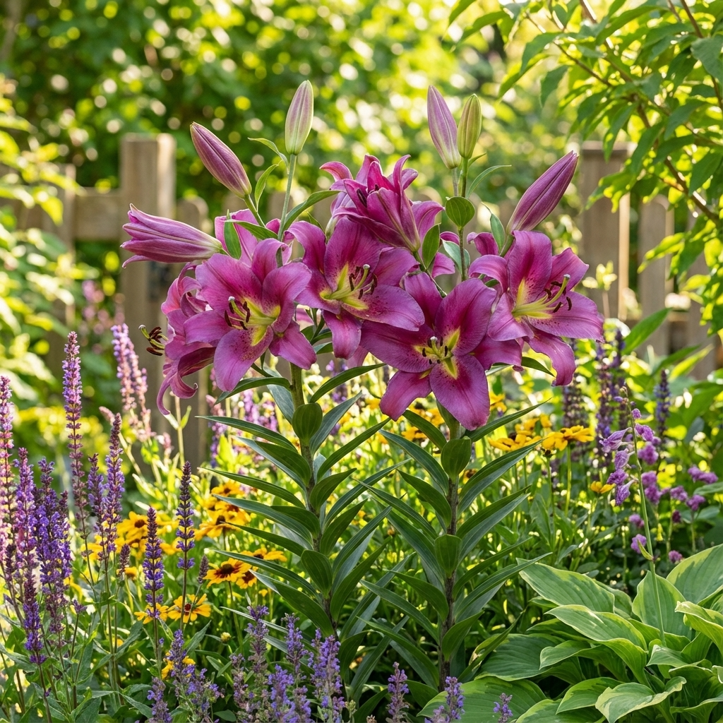 Lilie 'Purple Lady' - 10 Stück - LumiBlumi