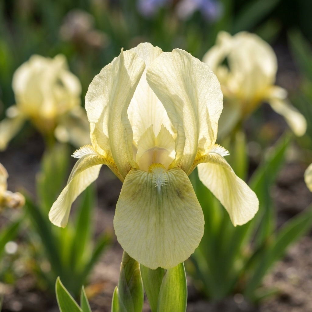 Iris 'Green Spot Pumila' - Schwertlilie - LumiBlumi