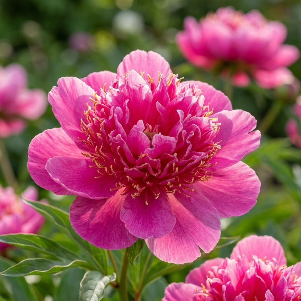 Paeonia 'Anemoniflora' - Pfingstrose, Bauernrose
