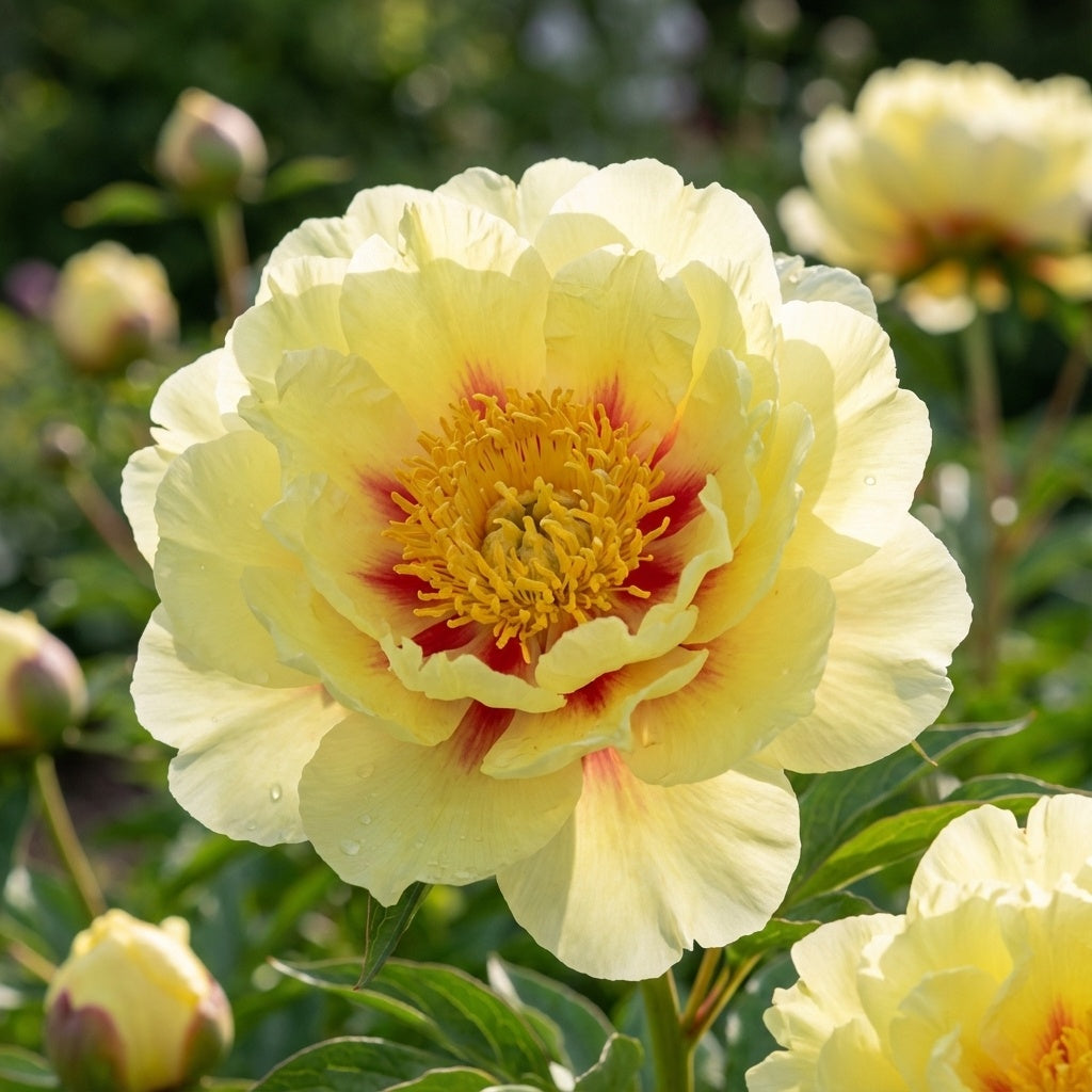 Pfingstrose 'Paeonia Bartzella' - 1 Stück - LumiBlumi