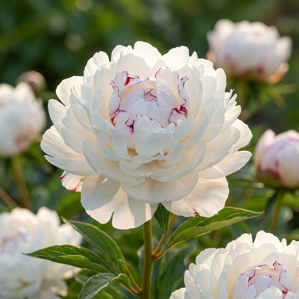 Paeonia 'Couronne D'Or' - Pfingstrose, Bauernrose - LumiBlumi