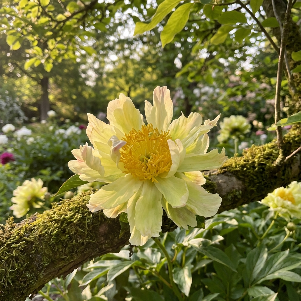 Paeonia 'Green Lotus' - Pfingstrose, Bauernrose - LumiBlumi