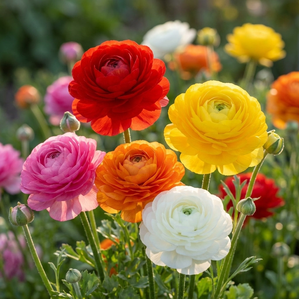 Ranunkel 'Ranunculus Mischung' - 30 Stück - LumiBlumi