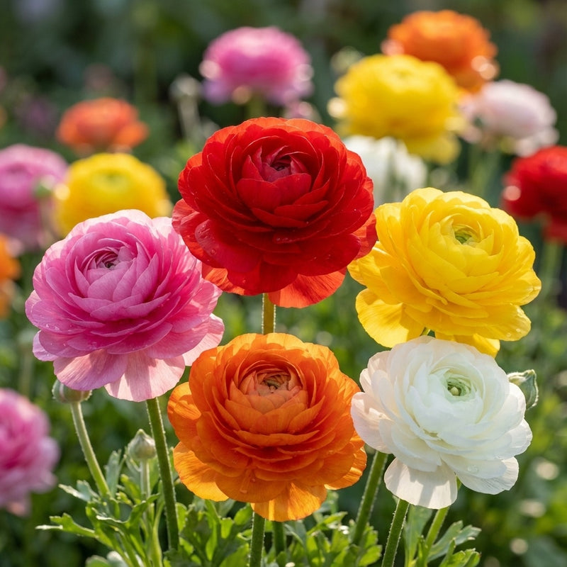 Ranunkel 'Ranunculus Mischung' - 30 Stück - LumiBlumi