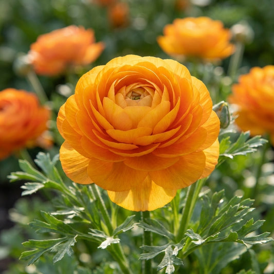 Ranunkel 'Ranunculus Orange' - 10 Stück