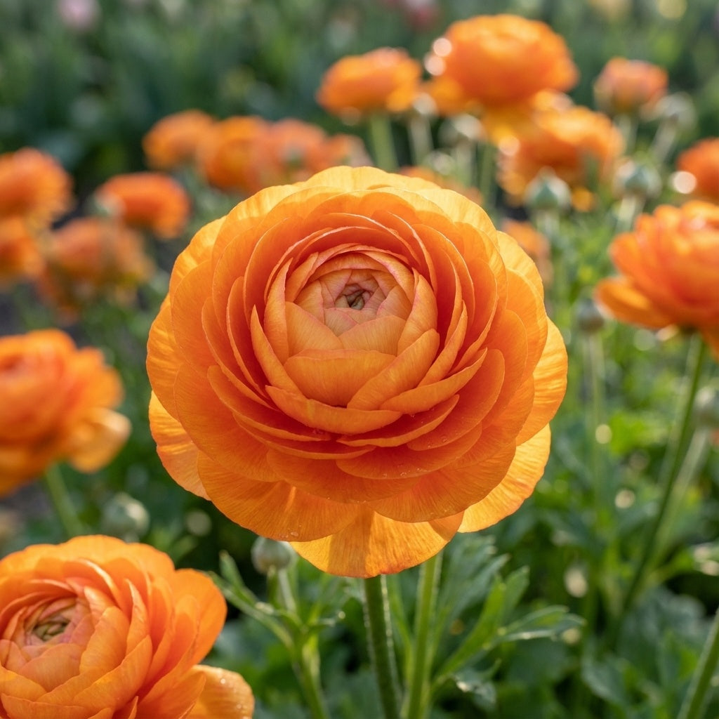 Ranunkel 'Ranunculus Orange' - 10 Stück - LumiBlumi