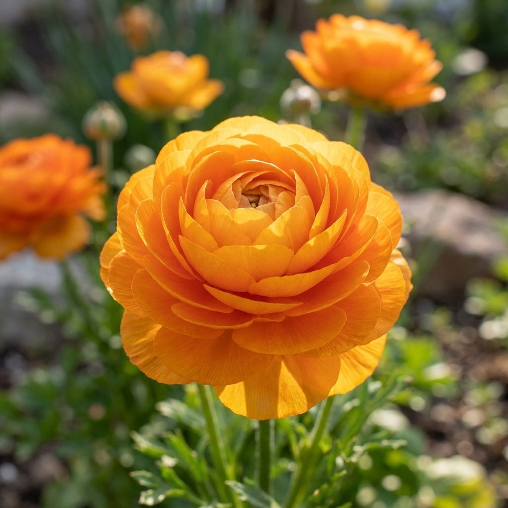 Ranunkel 'Ranunculus Orange' - 10 Stück - LumiBlumi