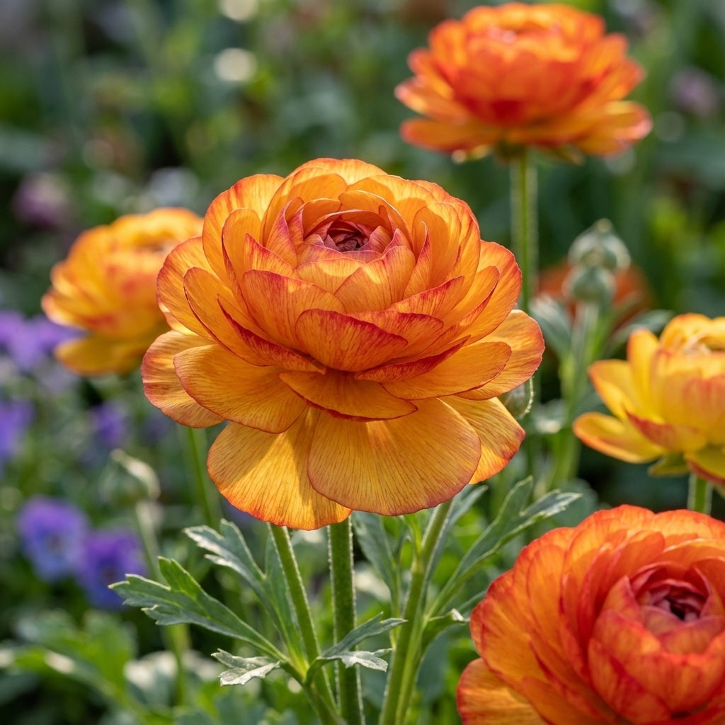 Ranunkel 'Ranunculus Picotee Orange' - 50 Stück - LumiBlumi
