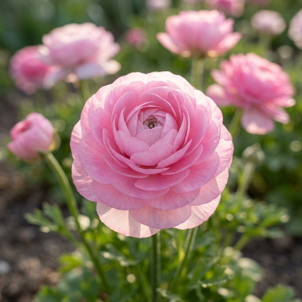 Ranunkel 'Ranunculus Pink' - 10 Stück - LumiBlumi