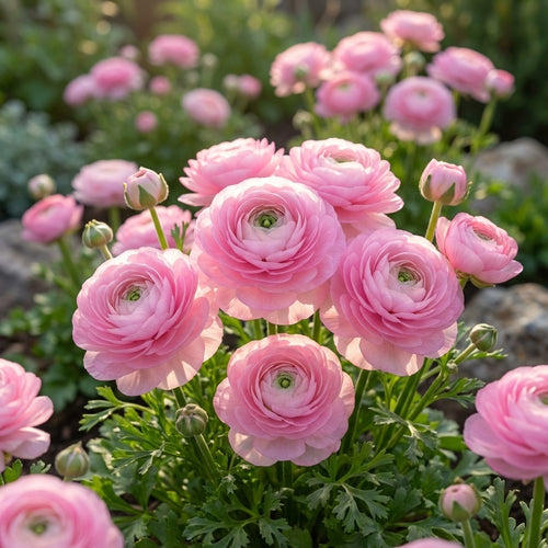 Ranunkel 'Ranunculus Pink' - 10 Stück - LumiBlumi